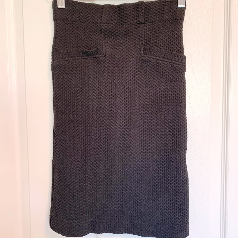 Anthropologie Textured Pencil Skirt